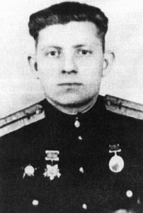 Bust of the attack pilot, squadron commander of the 109th Guards Assault Aviation Regiment S.V. Milashenkov