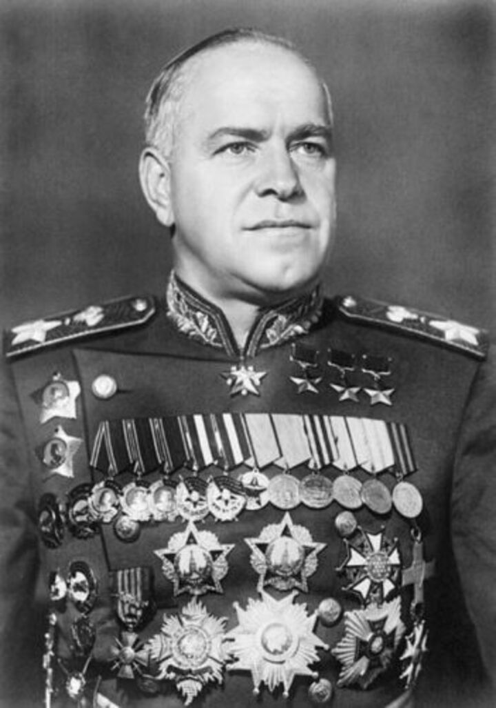 Monument to the four times Hero of the Soviet Union, Marshal G.K. Zhukov