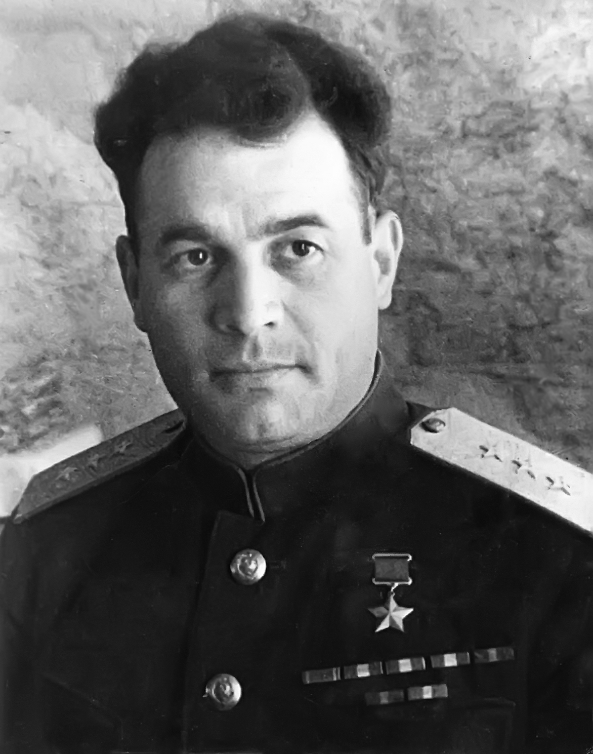 Bust of twice Hero of the Soviet Union, Army General I.D. Chernyakhovsky